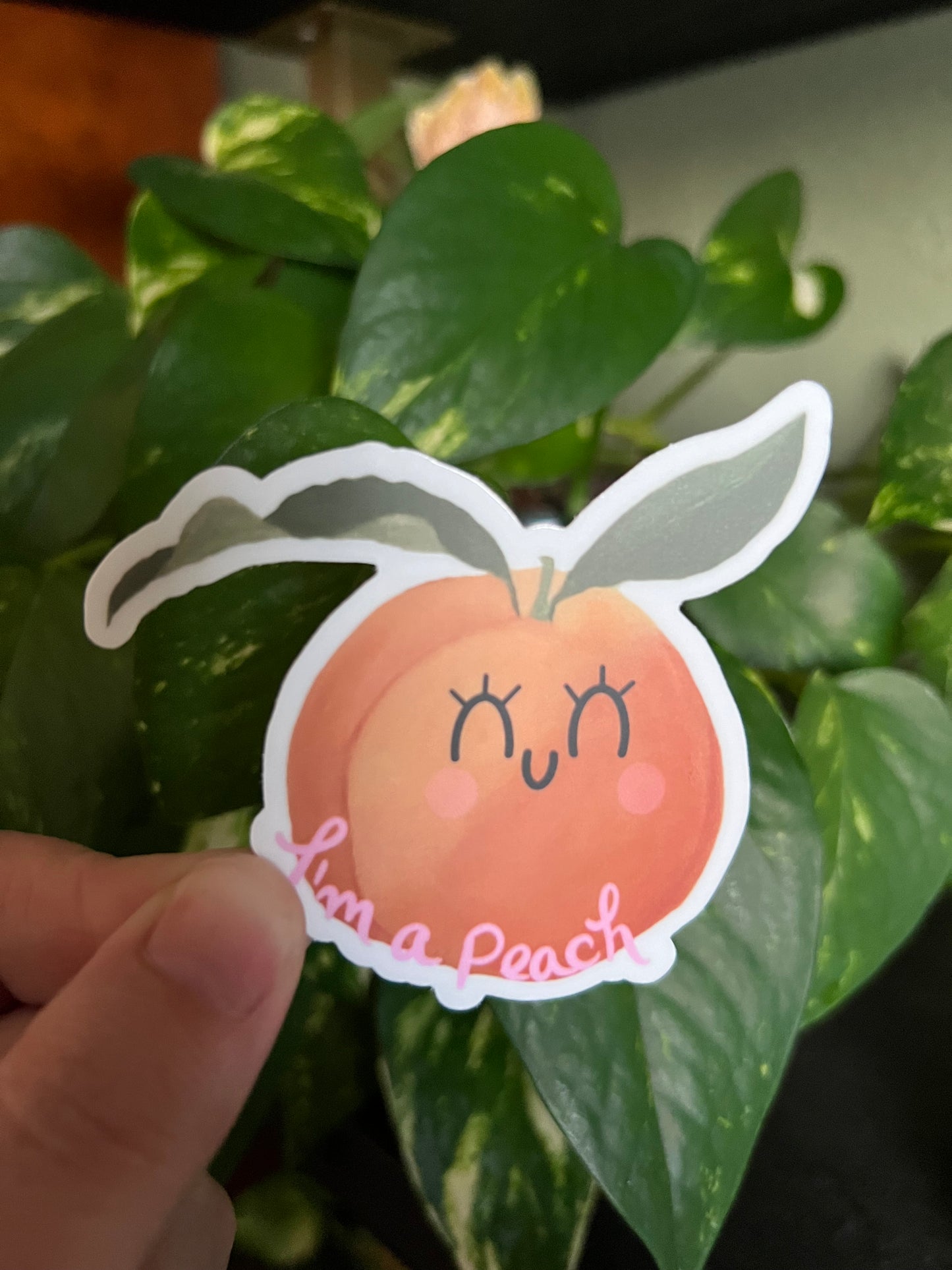 “I’m a peach” Sticker