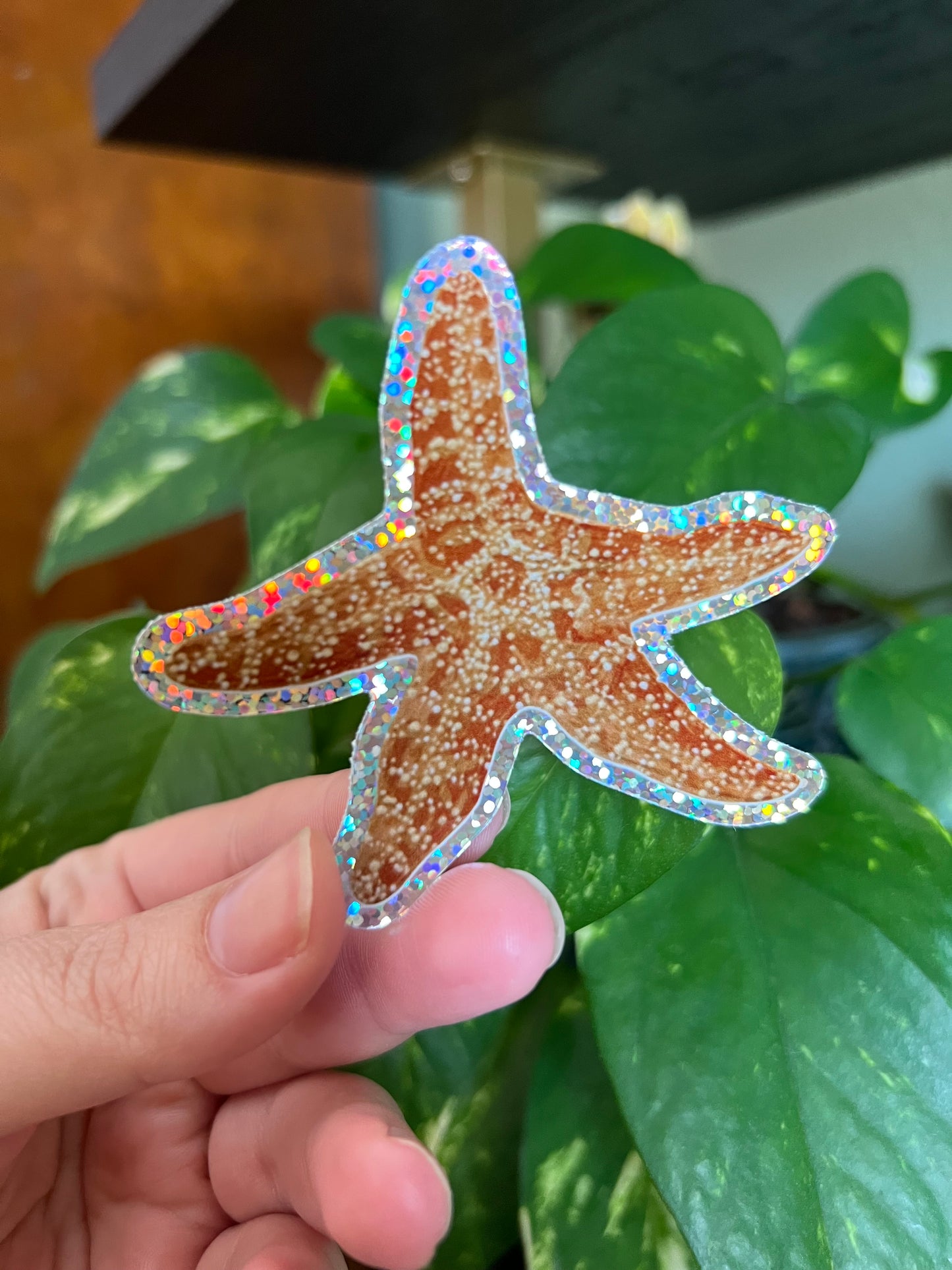 Starfish Sparkle Sticker