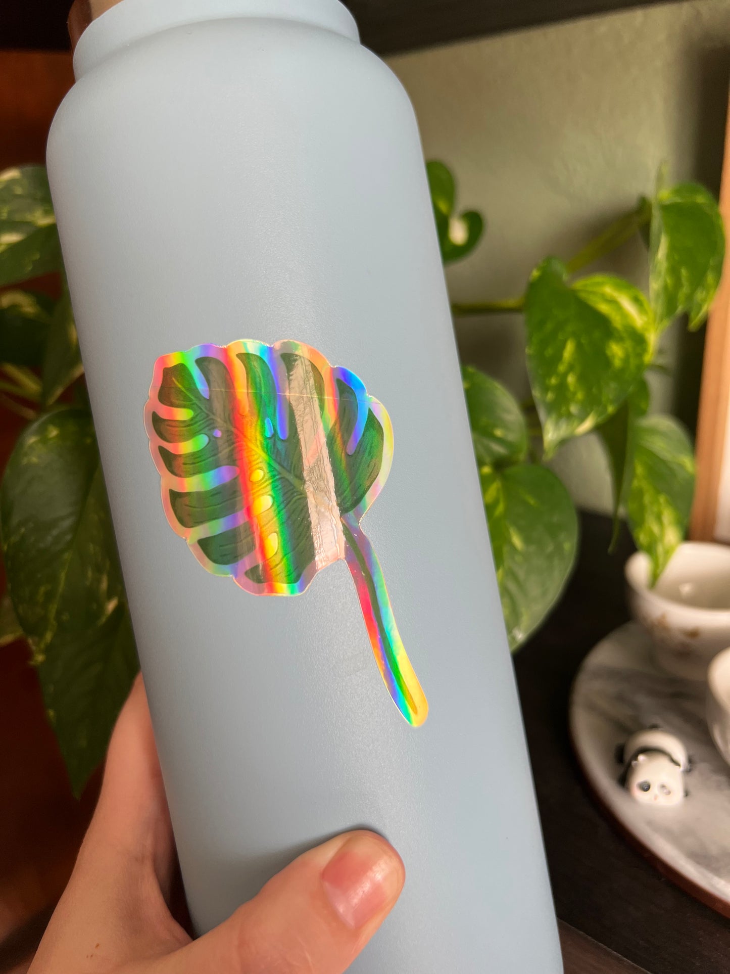 Philodendron Holographic Sticker