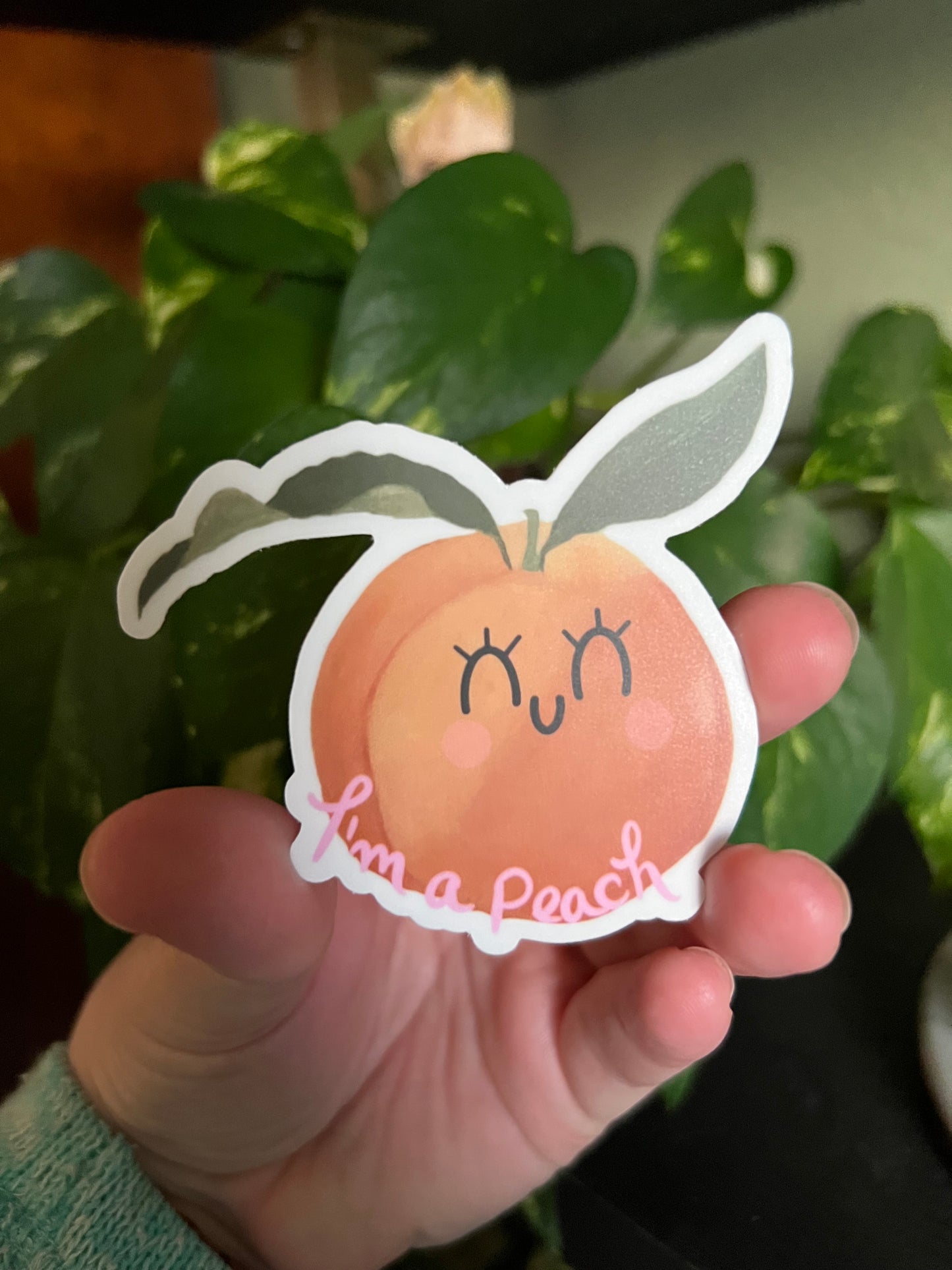 “I’m a peach” Sticker