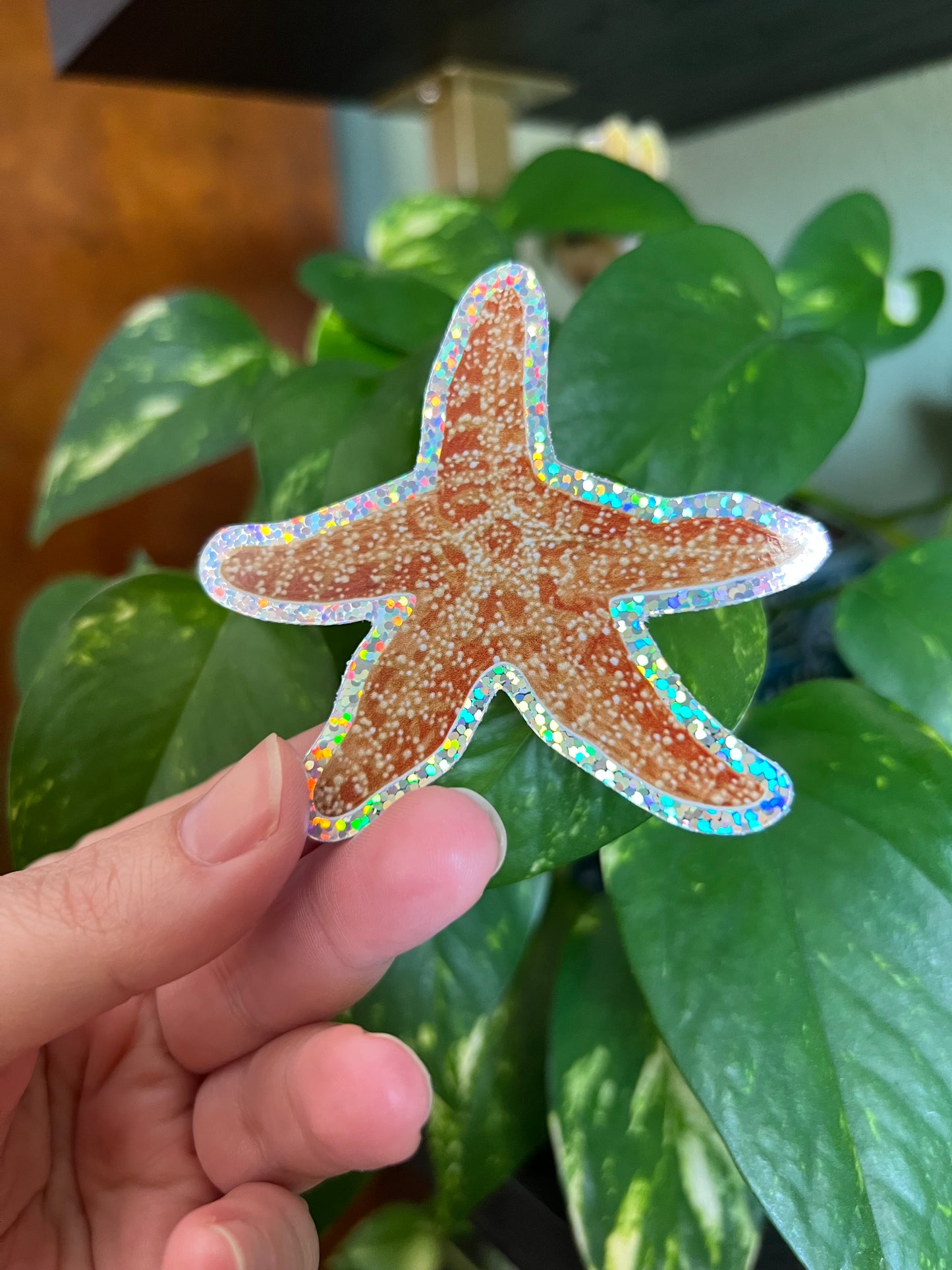 Starfish Sparkle Sticker