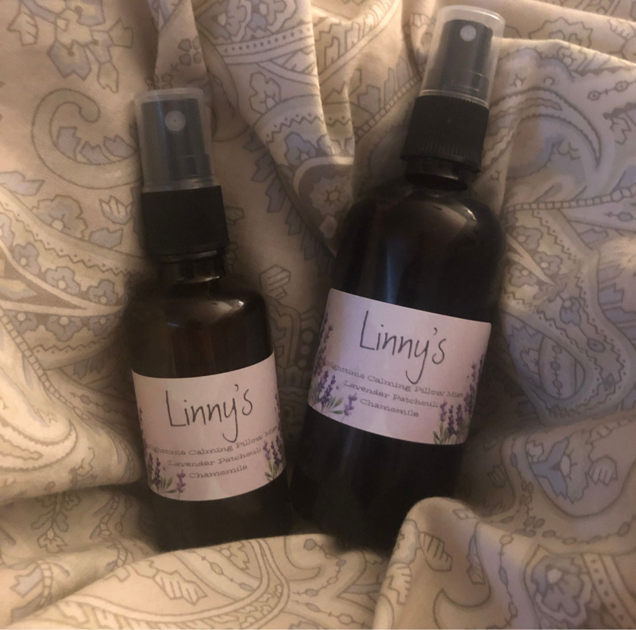 Linny’s Nighttime Calming Pillow Spray • Lavender Patchouli Chamomile