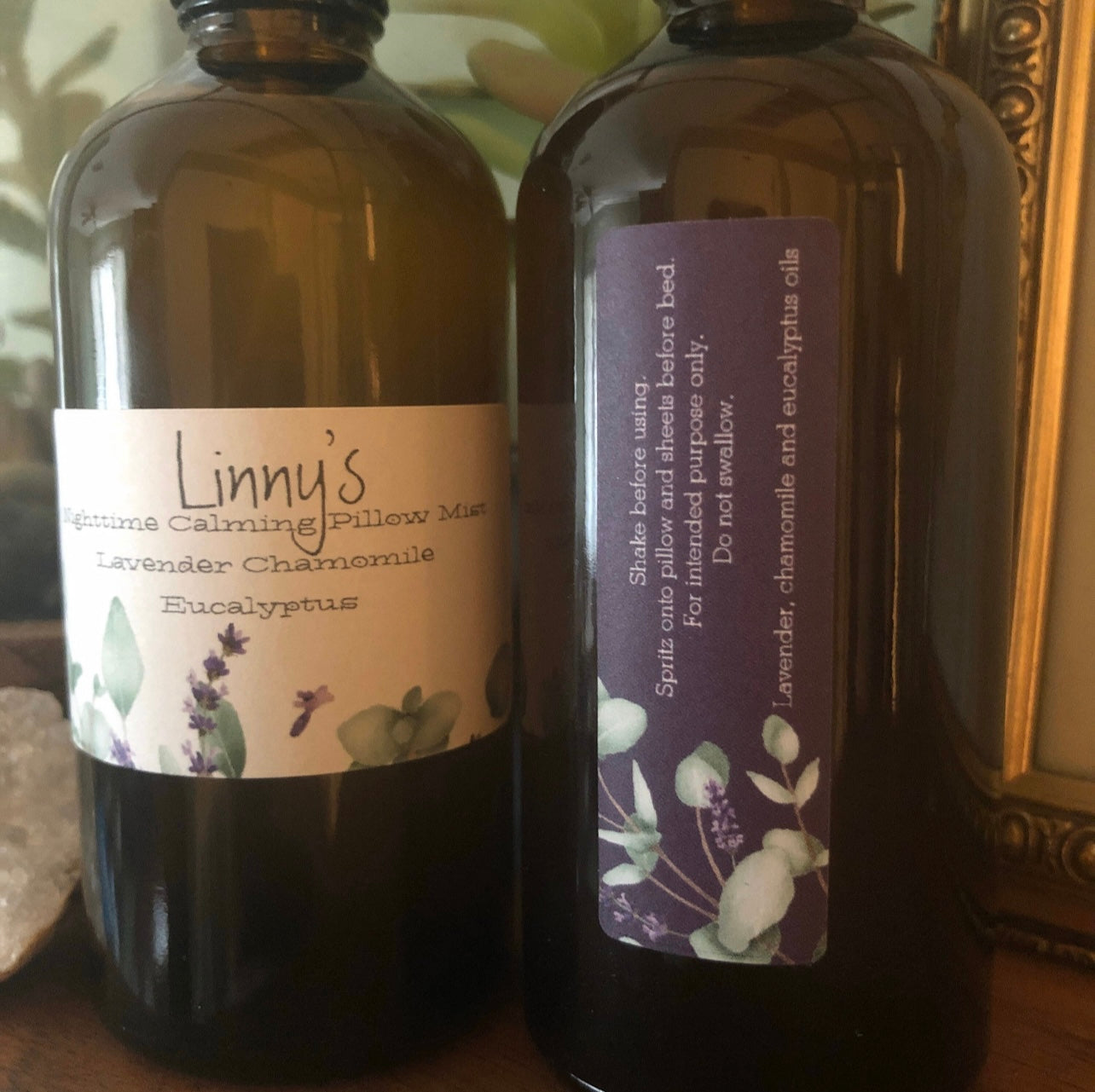 Linny’s Nighttime Calming Pillow Spray • Lavender Chamomile Eucalyptus