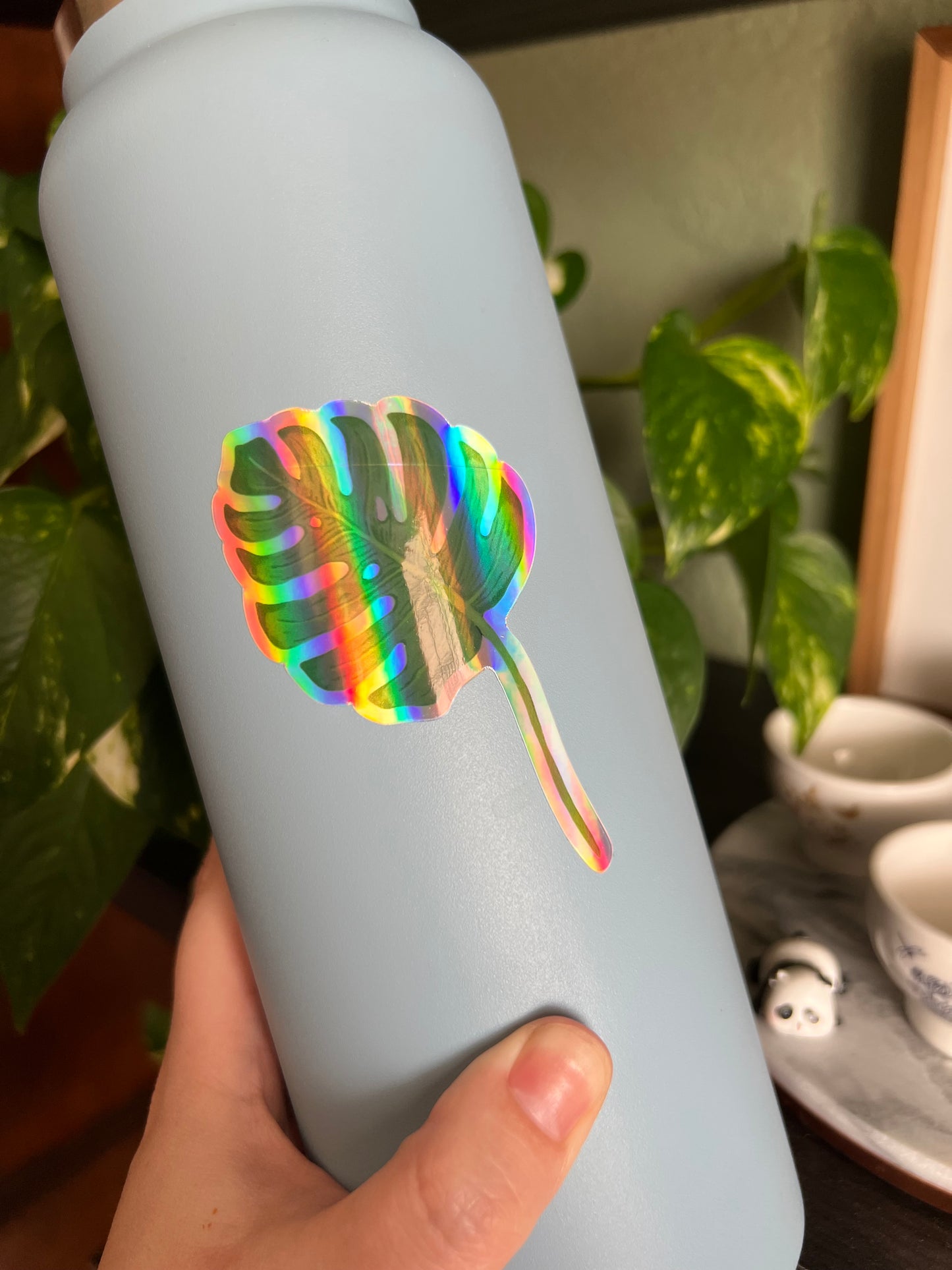 Philodendron Holographic Sticker