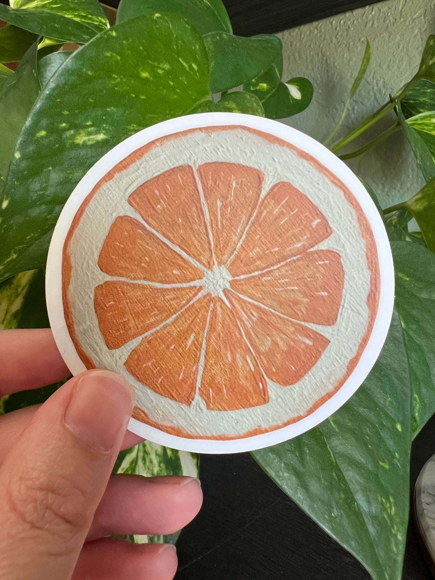 Orange Slice Sticker