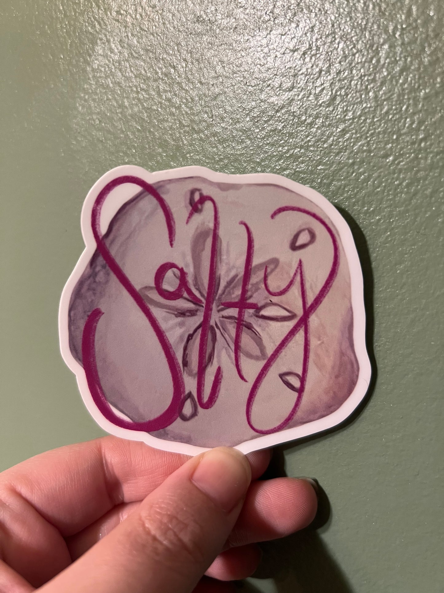 “Salty” Sand Dollar Sticker