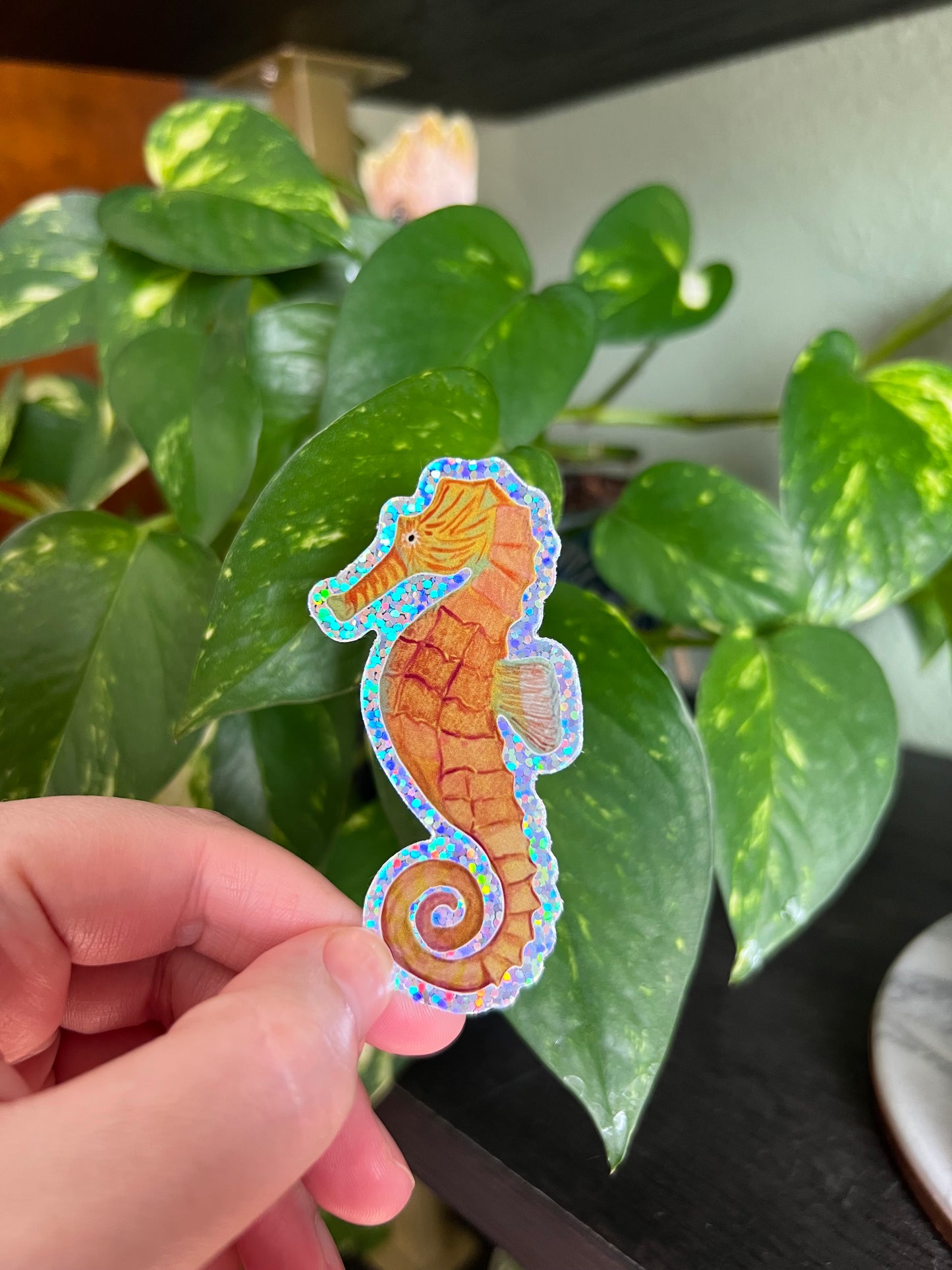 Seahorse Sparkle Sticker